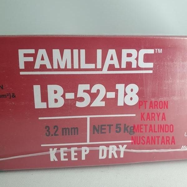 KOBE LB-52-18 LB5218 AWS E7018 Kawat Las Familiarc pack 5 kg