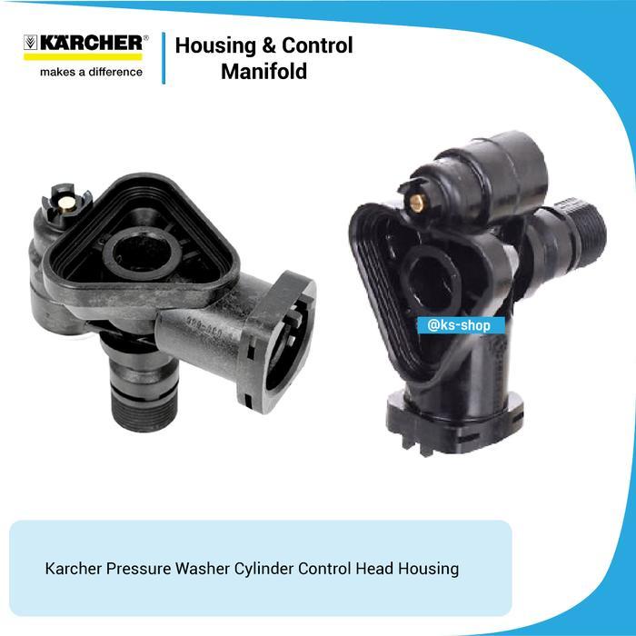 Karcher Manifold For High Pressure Cleaner Housing and control piston for K 2.98 K 2.97