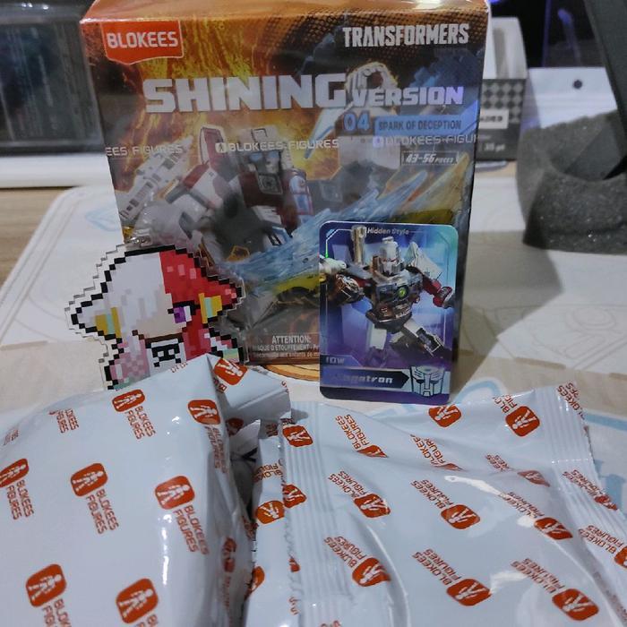 New Arrival Blokees Transformers Idw Megatron Hidden Style Secret - Blokees Shining Version 04