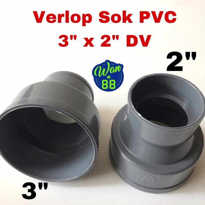 Verlop Sok PVC 3"x2" DV Jaya /Reducer