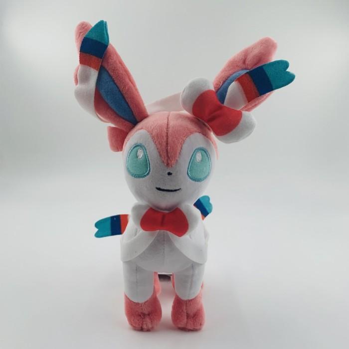 Boneka Pokemon Eevee Evolution 15-20cm Pokemon Doll / Cute Plush Hadiah Ulang Tahun