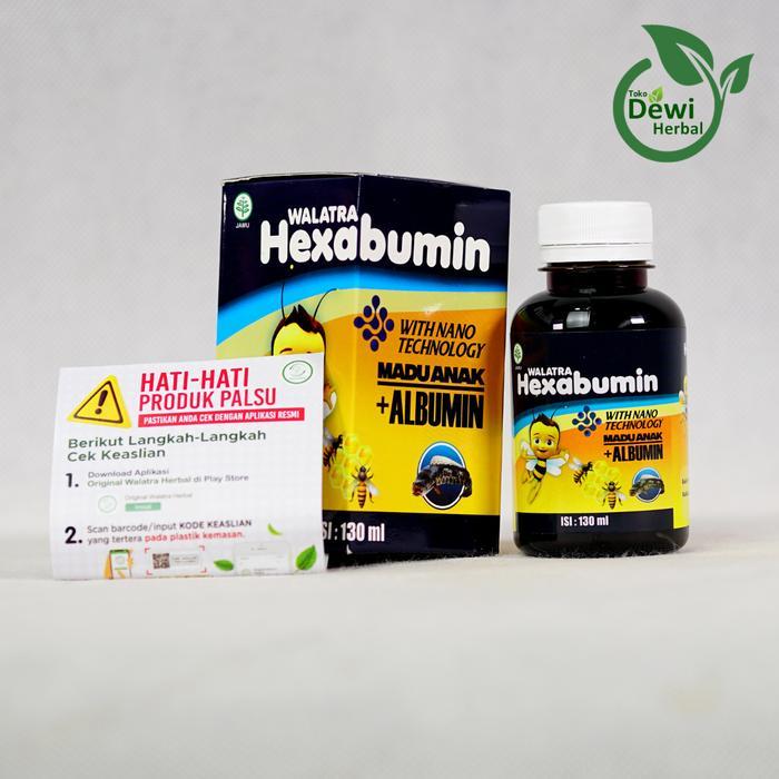OBAT HERBAL ANAK TIPES, PENURUN DEMAM TINGGI, ANAK SERING KEJANG - WALATRA HEXABUMIN