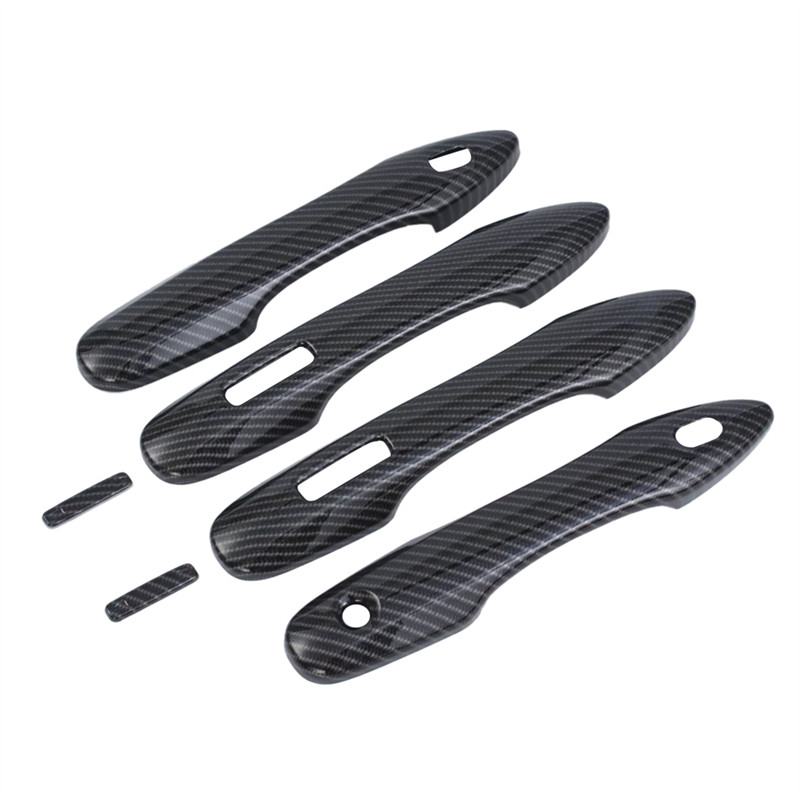 STRICT CAR EXTERIOR DOOR HANDLE COVER TRIM FOR TOYOTA ALPHARD VELLFIRE 2024 LHD ACCESSORIES CARBON