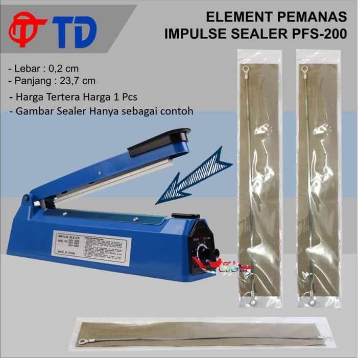Alat Pres Segel Plastik Mesin Pres Impulse Sealer Makanan Td Terlaris