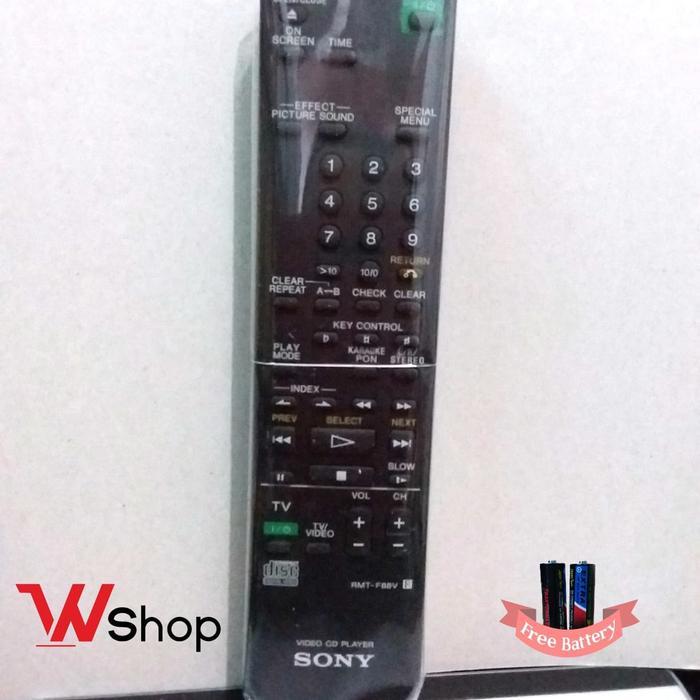 Remote Video Cd Player Sony Original Terlaris