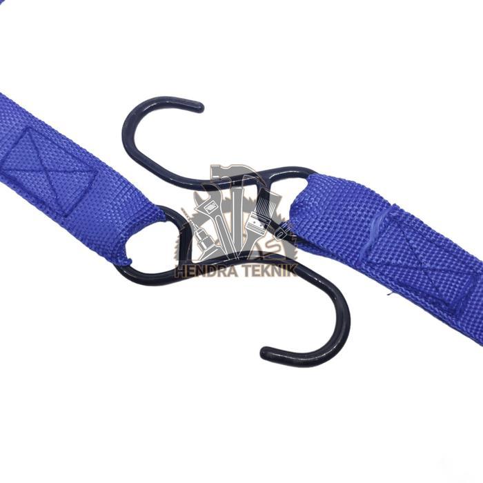 NEW RACHET TIE DOWN 1" 5M KECIL TALI KREK CARGO LASHING 1 INCI x 5M MURAH