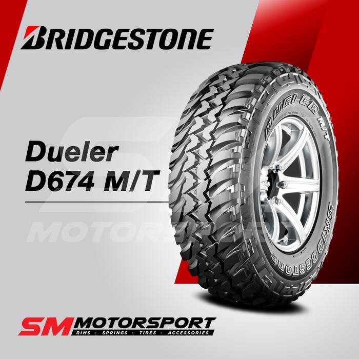 Ban Mobil Bridgestone Dueler D674 MT 31x10.50 R15 15 0WT 109Q 6PR - KIRIM TUJUAN