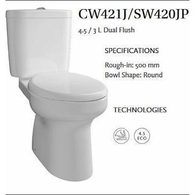 Kloset Duduk Toto CW421 BERMUTU - CW 421