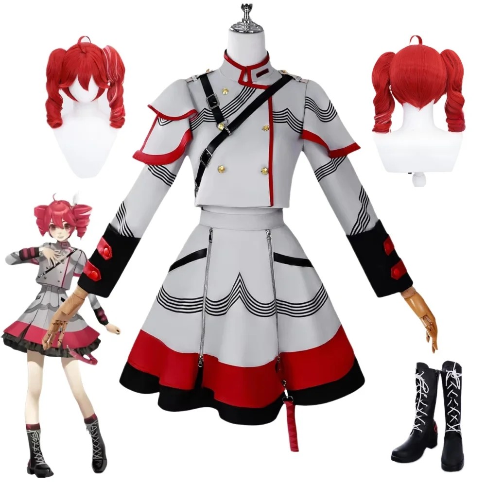 Kasane Teto Cosplay Costume Hypnotist Kasane Teto Wig Mesmerizer Kasane Teto Anime Role Playing