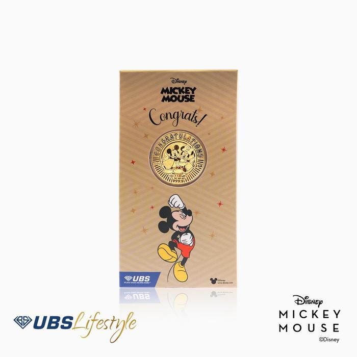 Angpao Emas Disney Mickey And Minnie Congratulation 0.2 Gr Pasti Promo