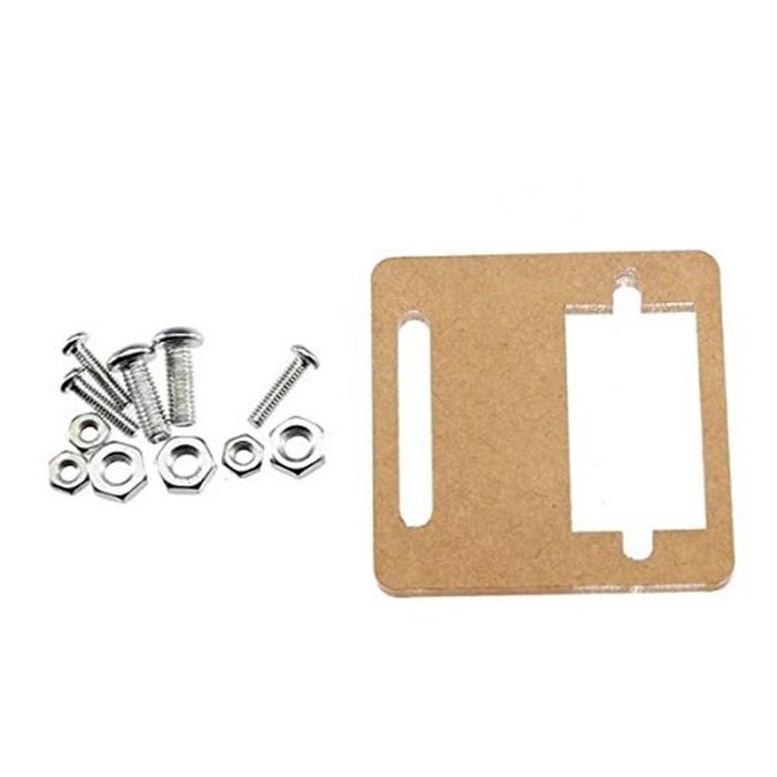 SERVO BRACKET HOLDER DUDUKAN ACRYLIC MOUNT UNTUK SERVO SG90 MG90