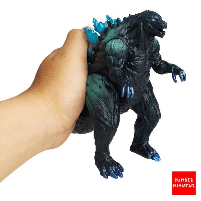 Titanus Godzilla Earth Figure Kaiju Mainan Pajangan Godzilla Dinosaur Karet Plastik