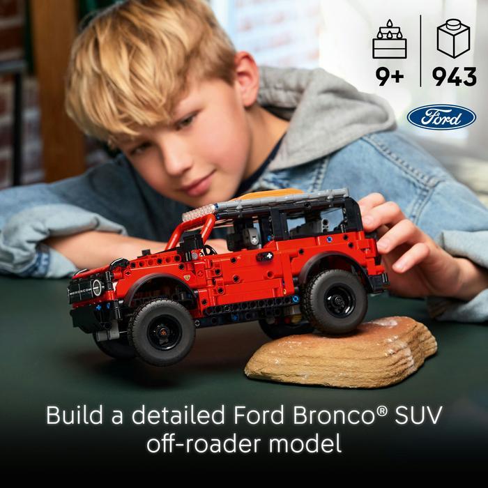 Promo Lego Technic 42213 Ford Bronco Suv (943 Pieces), Building Block, Toys, Bricks Terlaris