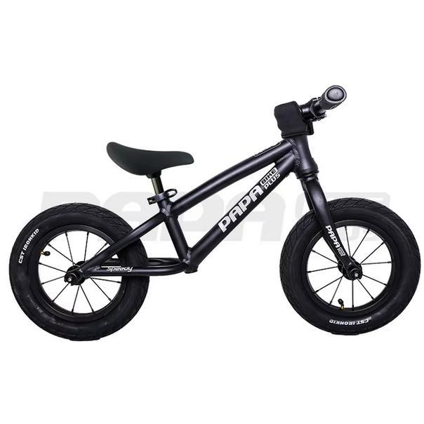 Sepeda Anak PAPA BIKE Balance Bike Push Bike Speedy 12 Inch - Black