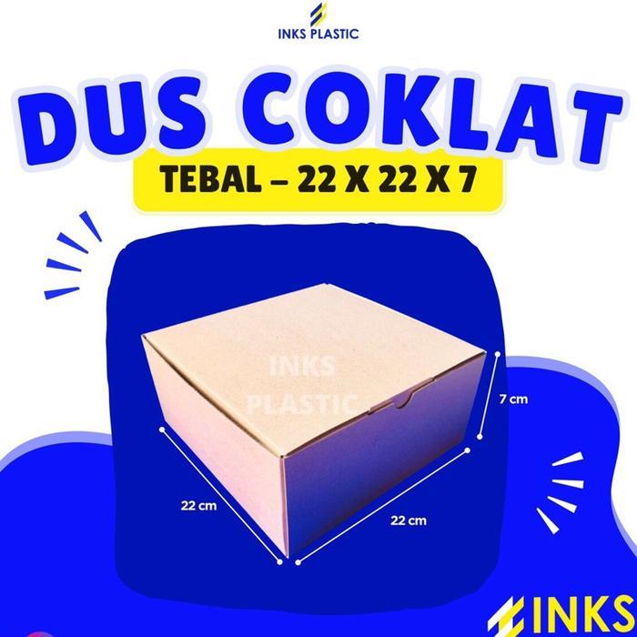 Promo Dus Kotak ampers Box Karton Tebal 22X22X7 Cm