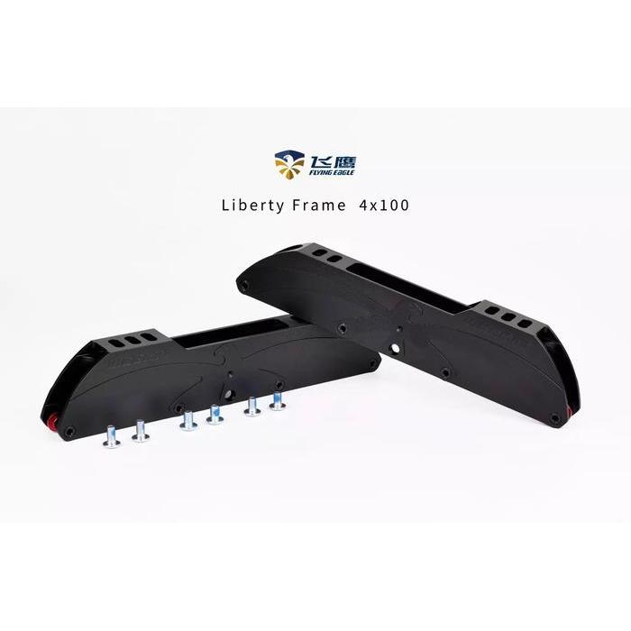 frame sepatu roda liberty frame by flying eagle 4x100mm