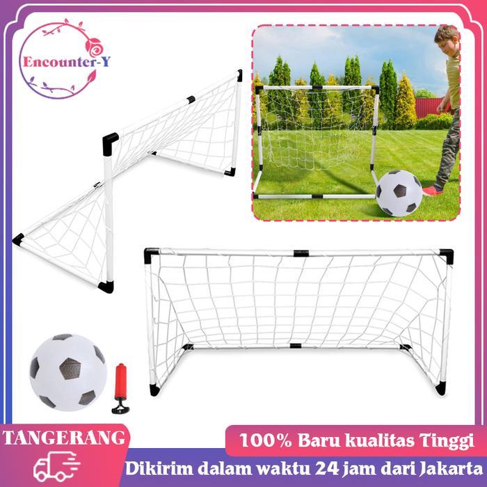 2Set Mainan Gawang Bola Anak Gawang Futsal Anak Gawang Sepak Bola Anak Terlaris