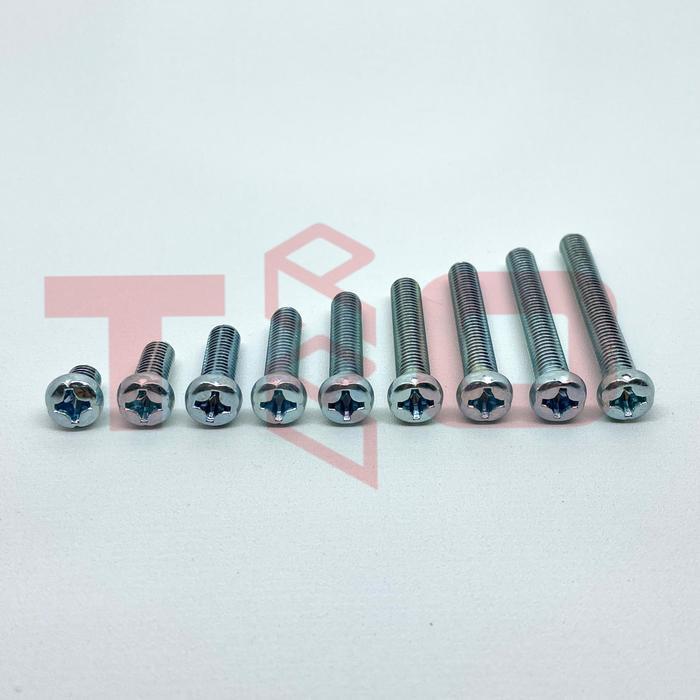 NEW Baut JP 6x15 - Baut JP M6x15 - Baut Obeng Plus 6x15mm