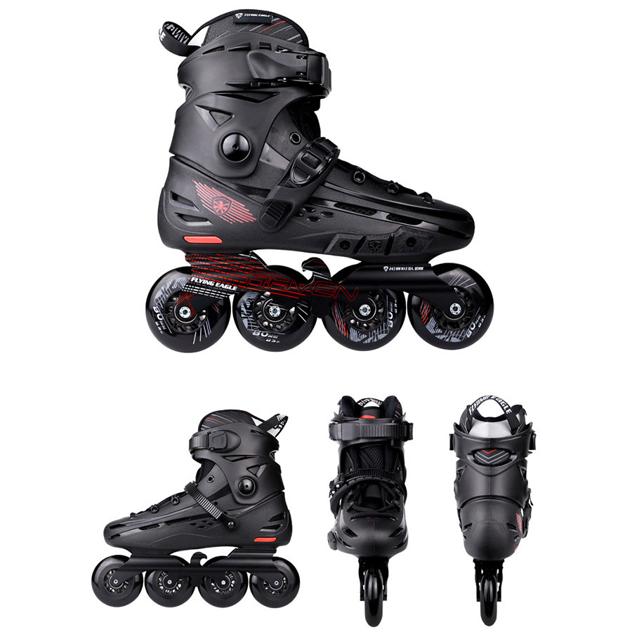 100% Original Flying Eagle F4-RAVEN Inline Skates Falcon Professional Adult Roller Skating Shoe