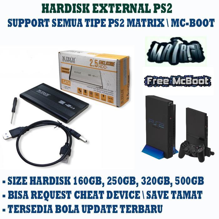 Hardisk External Ps2 - Bebas Isi - Support Semua Ps2 Terbaru