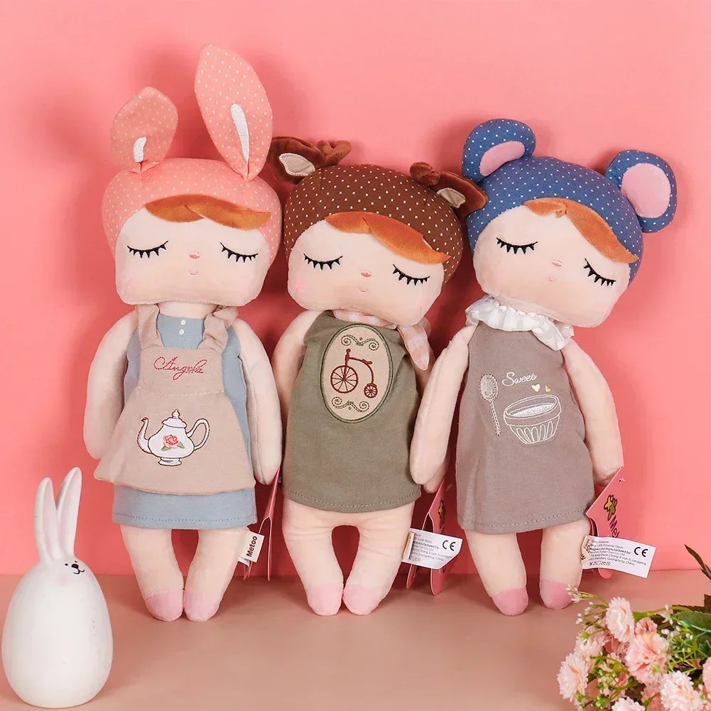 Metoo Doll Plush Toys Cute Rabbit Animals Beautiful Dreamy Angela Stuffed Toy Birthday Gifts for