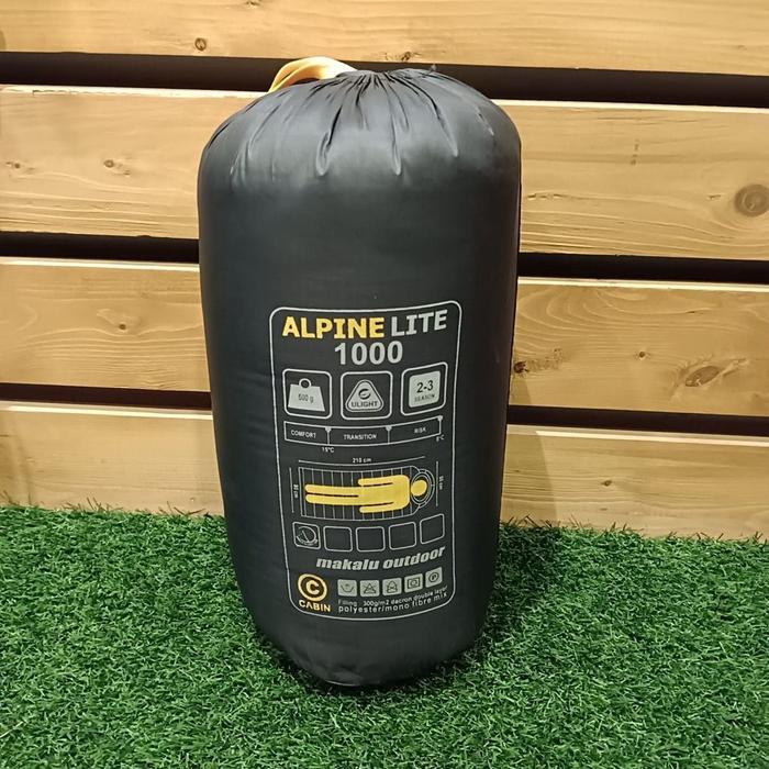 Consina - SLEEPING BAG ORIGINAL MAKALU ALPINE LITE 1000 INNER DACRON MODEL TIKA