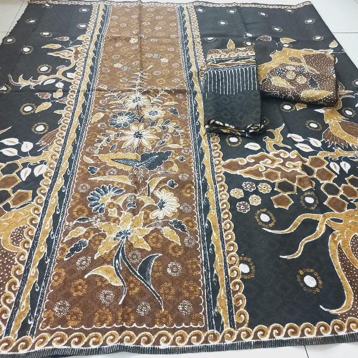 Kain batik sarimbit couple cirebon batik doby tulis cerah soft mewah 1
