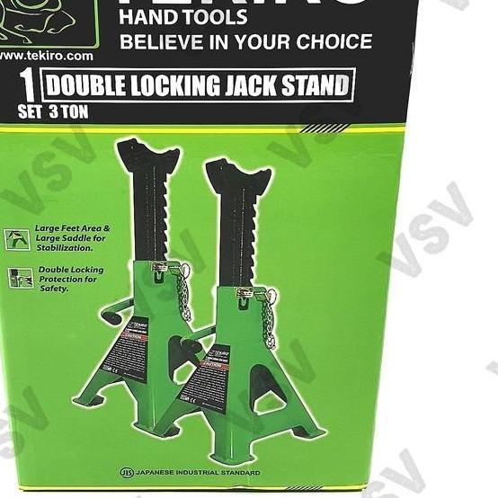 Tekiro Jack Stand 3 Ton Tekiro Double Locking Jack Stand 3T