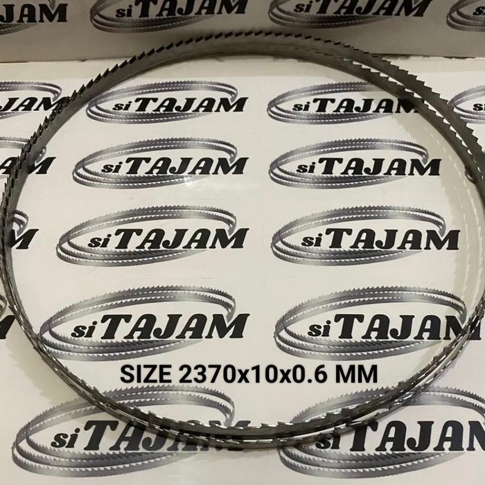 MATA PISAU BAND SAW 10 1848 & 14 INCH 2370 X 0.6 X 10 MM GERGAJI KAYU PROMO TERMURAH