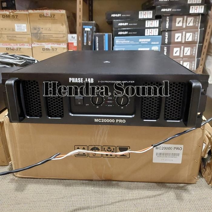 Inc Ppn- Power Amplifier Phaselab Mc20000Pro Mc20000 Pro Mc 20000 2 Channel Grab/Gosend