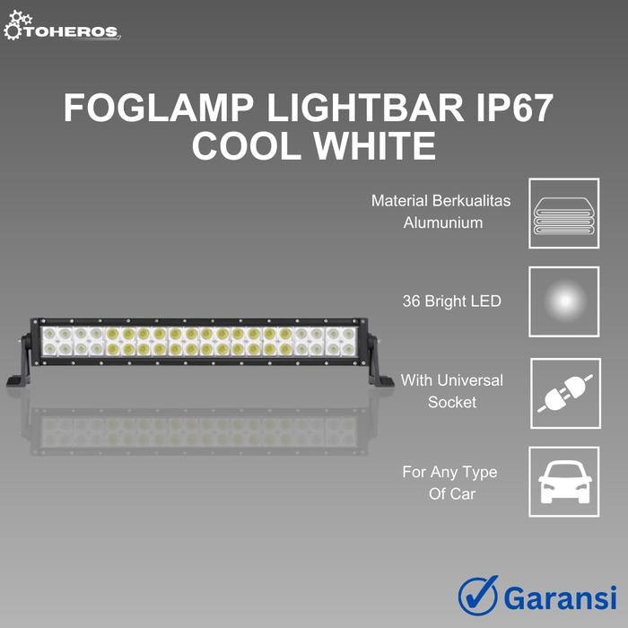 Lampu Sorot Foglamp Mobil Bar Led Panjang Super Terang Otoheros Ori