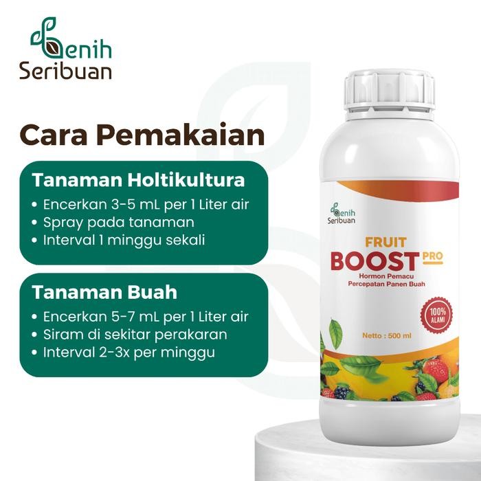 

Promo Pupuk Pelebat Buah Fruit Boost Pro 500Ml Nutrisi Percepatan Pembuahan Terlaris
