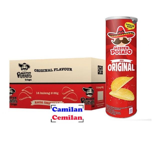 

MISTER POTATO CRISPS KERIPIK KENTANG KARTON ISI 12 PCS X 106 GR