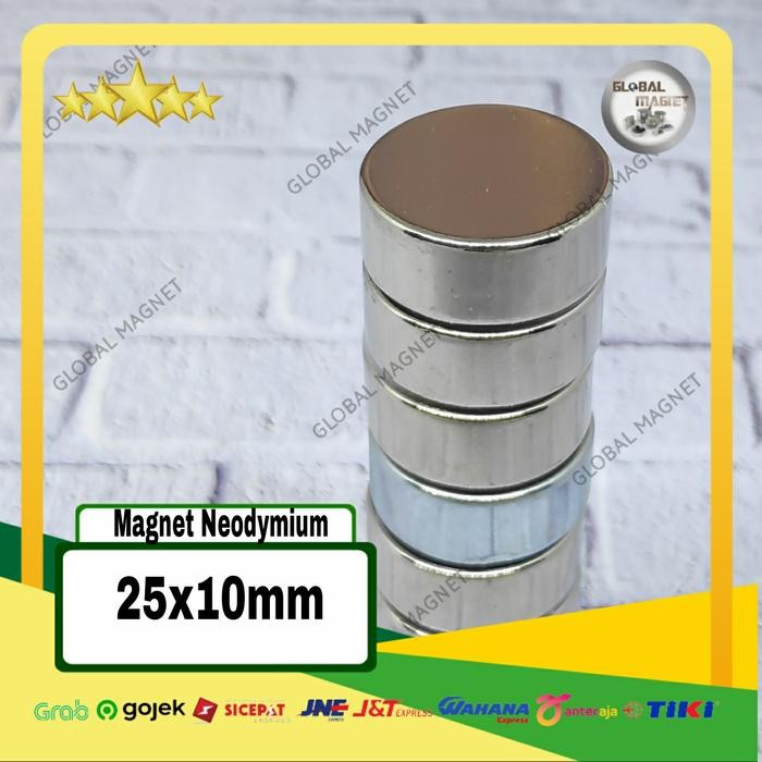 

Magnet Neodymium 25x10mm