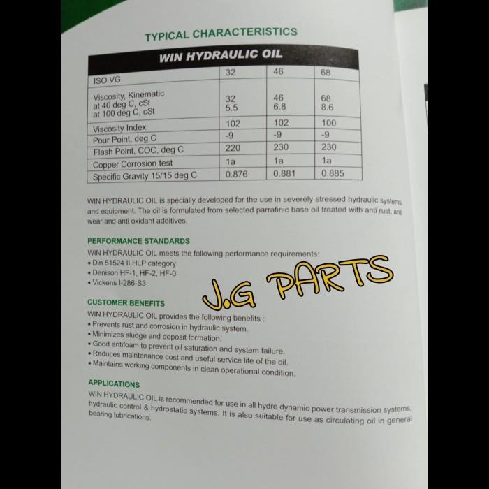 Oli Drum Turalik 52 Sae 10 Oli 10 Hidrolik / Oli Drum Win Vg-68