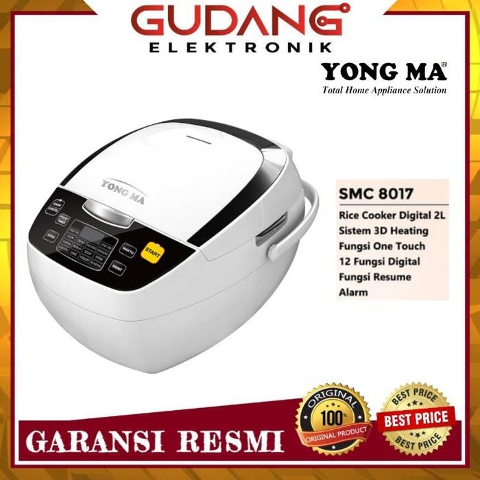 Magic Com Yongma Smc 8017 Digital 2L Rice Cooker Yongma Smc8017
