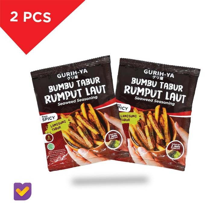 

Stok Baru Gurih-ya Bumbu Tabur Seaweed (BTS) Spicy - 2 pcs
