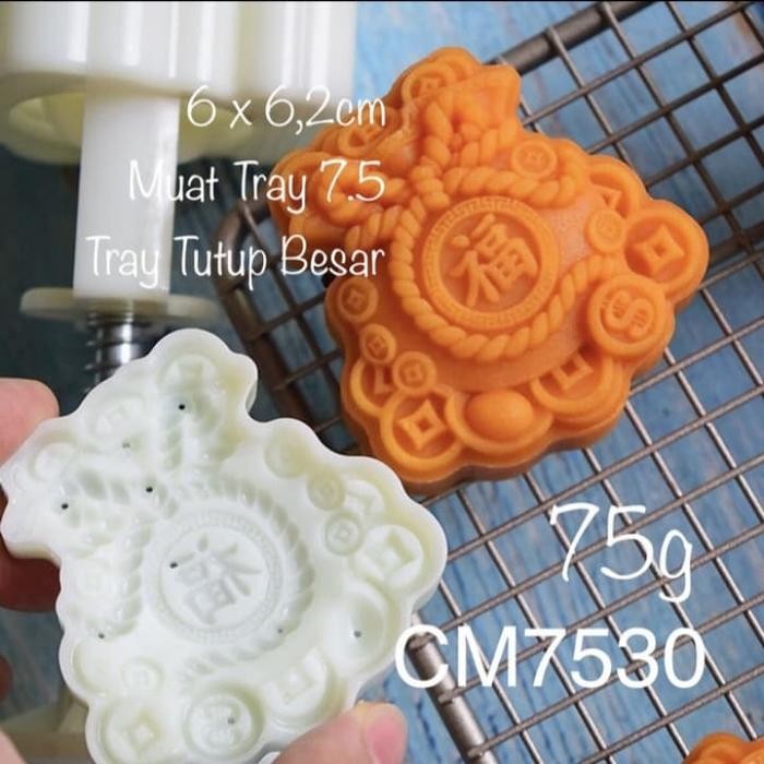 Cetakan Mooncake 75gr CM7530 Fu Money Bag