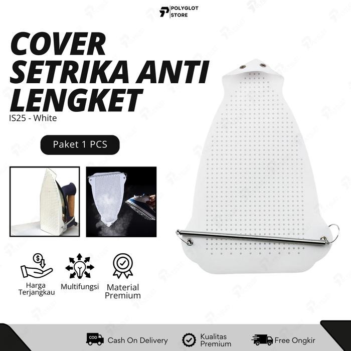 Alas Pelapis Setrika Anti Lengket Gosong tatakan setrika tahan panas Shoe Cover teflon Anti lengket