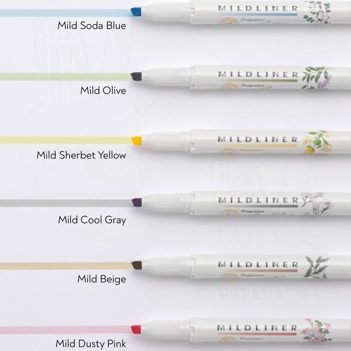 

NEW PRODUK ZEBRA MILDLINER FRAGRANCE SERIES MILD COLOR DOUBLE SIDED HIGHLIGHTER PENANDA HALAMAN