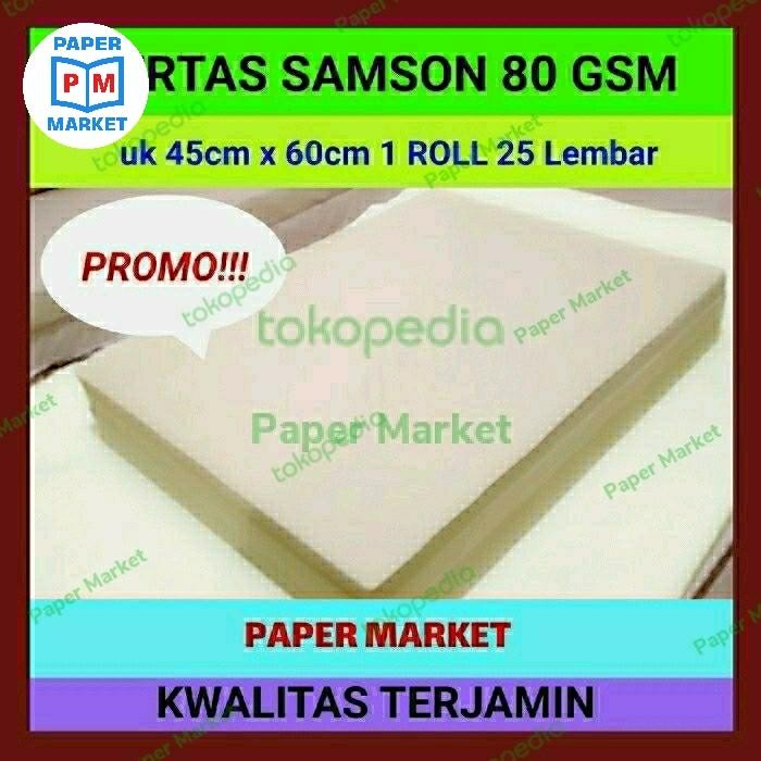 

Kertas Samson Coklat Kraft Uk.40 Cm X 45 Cm .1 Pack 500 Lembar.