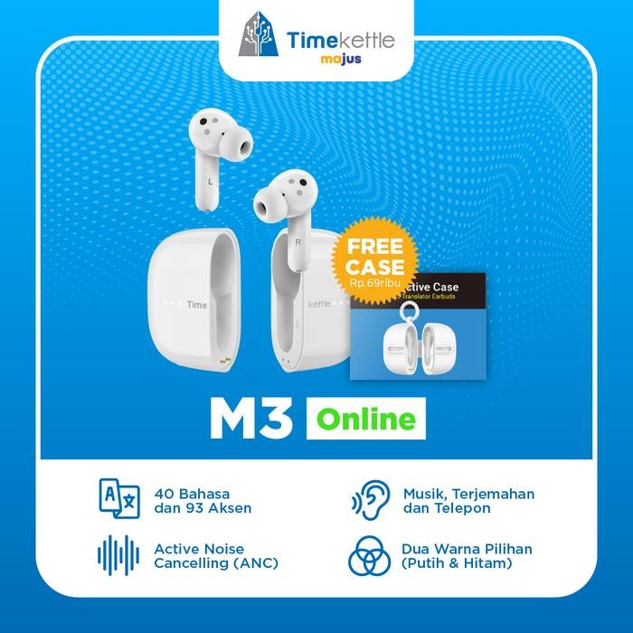 Earbud Penerjemah Wireless Timekettle M3 (Online)
