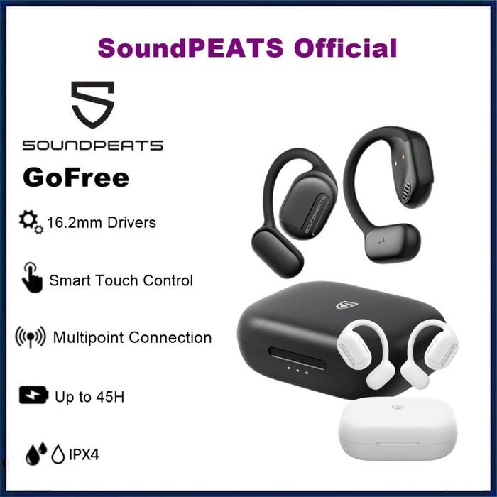 SoundPEATS GoFree Go Free TWS True Wireless Open Ear Comfort Sport