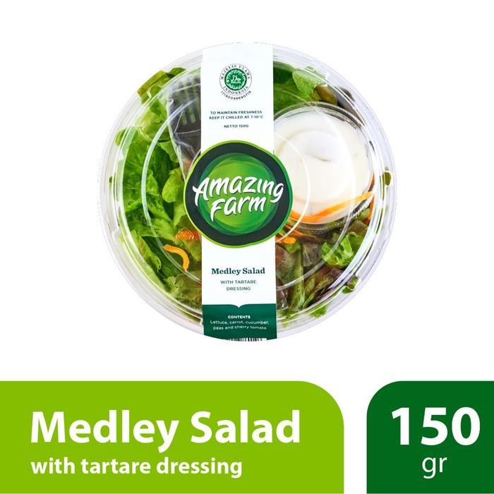 

Pilihan- Medley Salad With Tartare Dressing 150 Gram Amazing Farm