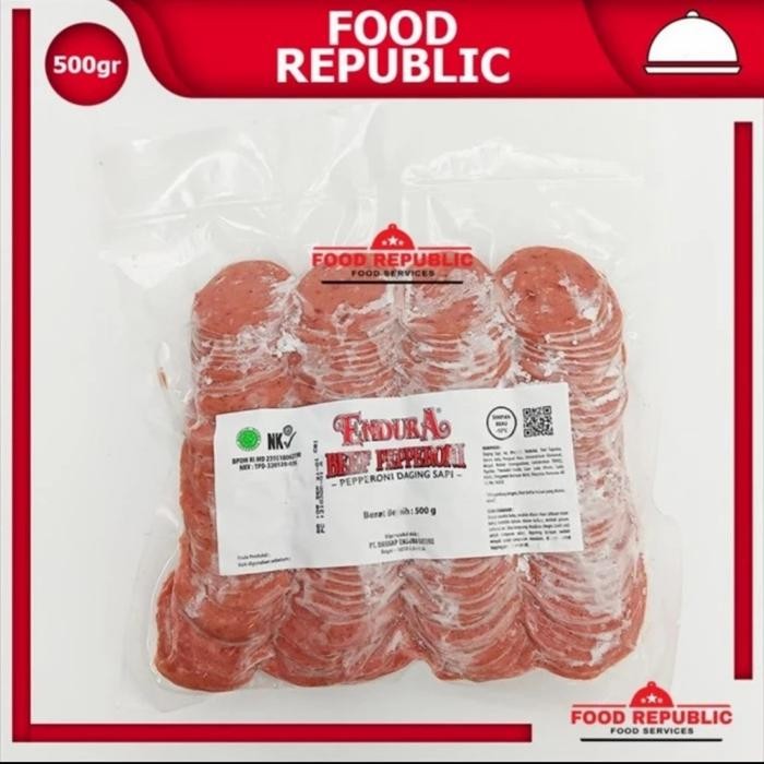 

Pilihan- Pepperoni Beef / Daging Sapi Peperoni 500 Gr Halal Topping Pizza