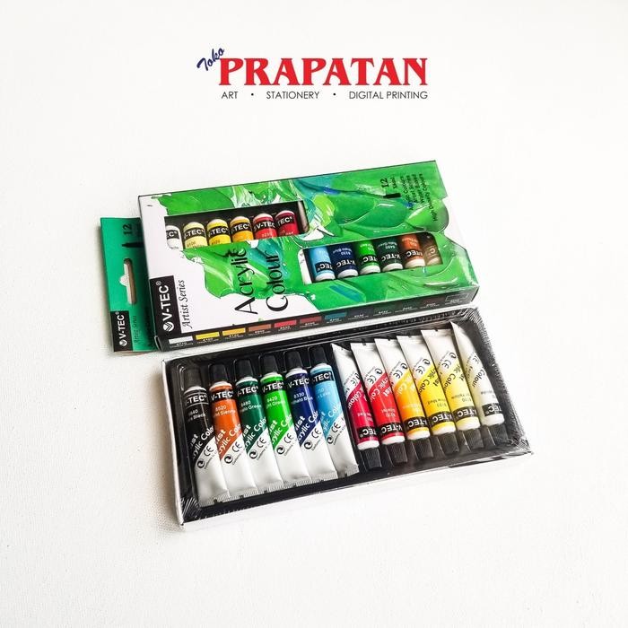 

Pilihan- V-Tec Acrylic Paint Set 12/18X6Ml / Cat Akrilik V-Tec Set