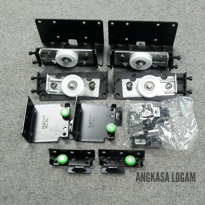Rel Roda Pintu Sliding Gantung Huben