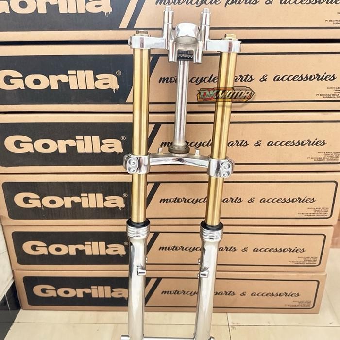 Shock Skok Depan NINJA R Old Gorilla As Gold Crom Krom Chrome pnp RX KING RXZ RXS