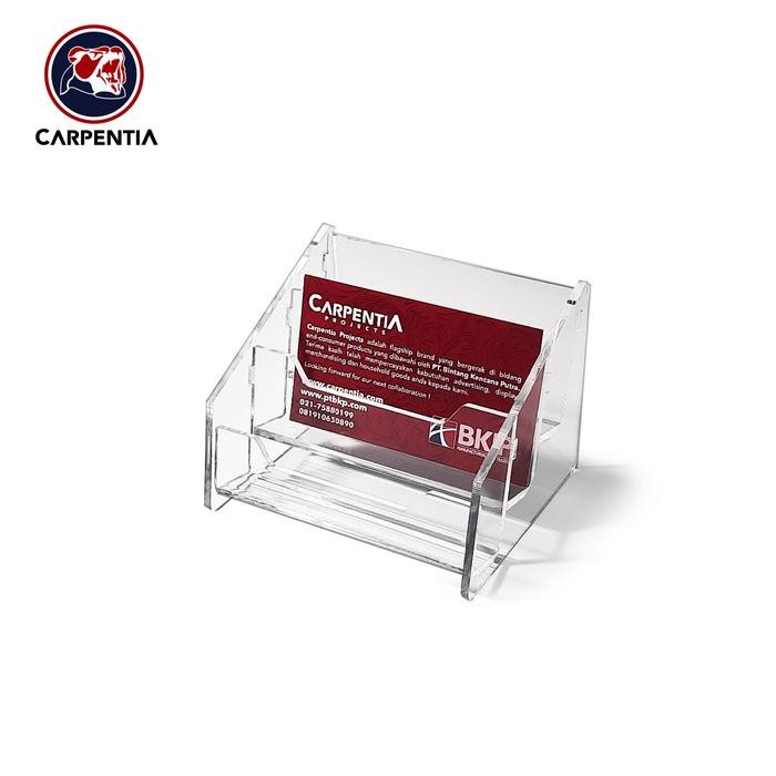 

Carpentia Tempat Kartu Nama Akrilik Tingkat / Acrylic Name Card Holder - Style 3