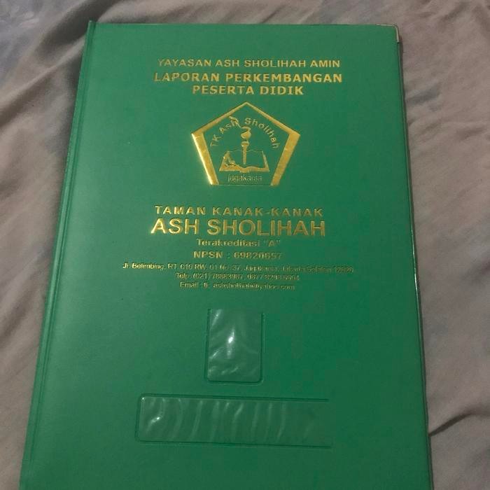 

Map rapot isi 20 kantong pake siku